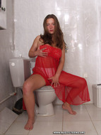 Teen in toilet - 9