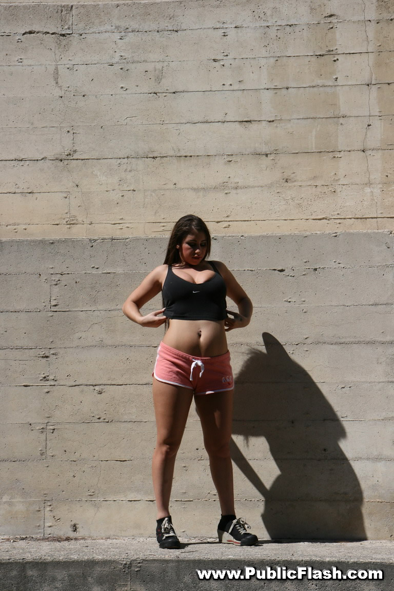Whitney naked outdoors - 1