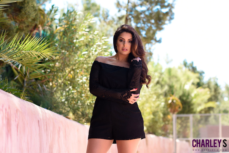 Charley In Black Outfit - 1