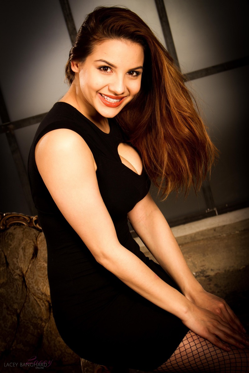 Lacey In Black Dress - 2